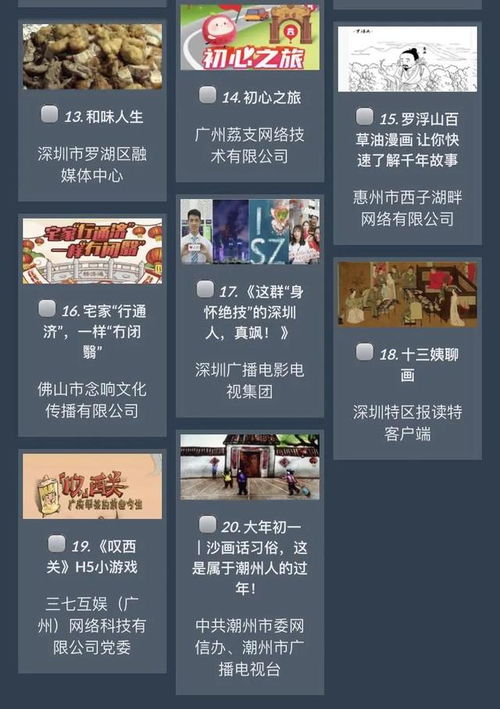 第七屆廣東省網絡文化精品投票啟動 以票傳情，為優秀網絡作品喝彩